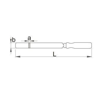 Unior strugač (šaber) pljosnati 777/6A 612228-1