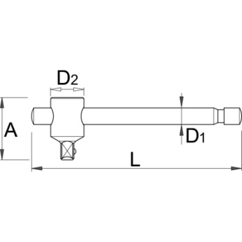 Unior T ručka za nasadni ključ prihvat 3/8