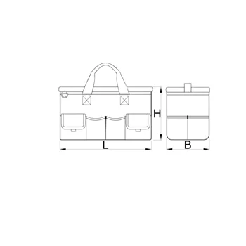 Unior torba za alat sa teleskopskom drškom i točkićima 1113 628163-1