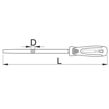 Unior turpija okrugla sa ručkom fina 220mm 763HS 619323 Unior turpija okrugla sa ručkom fina 220mm 763HS 619323