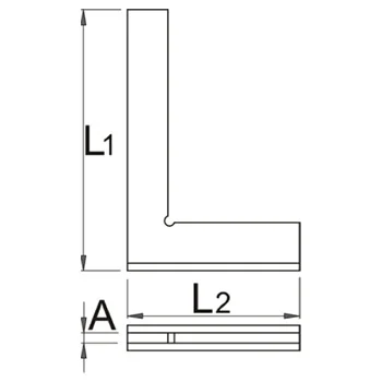 Unior ugaonik bravarski sa naslonom 300x200 1260/7A 610739 Unior ugaonik bravarski sa naslonom 300x200 1260/7A 610739