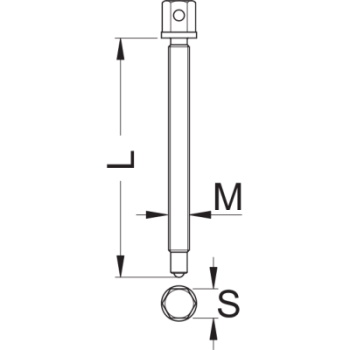 Unior vreteno za separator 2026.1/4 623950-1