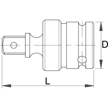 Unior zglob kardanski Impact prihvat 3/8 230.6 612077-1