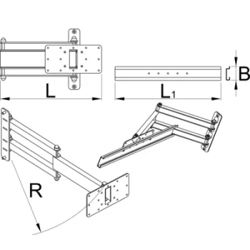 Unior zglobni nosač za plastične kutije h.F990PB za radni sto 990 625954-1