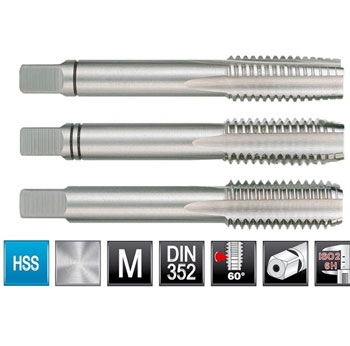 Ruko ureznice M10x1.5 3 kom. RU230100 Ruko ureznice M10x1.5 3 kom. RU230100