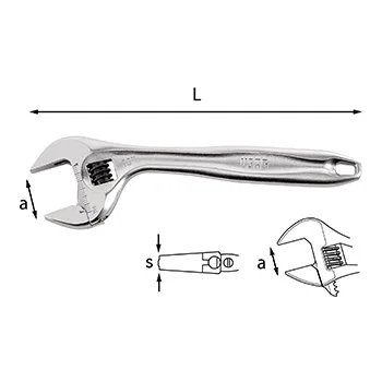 USAG ključ sa brzim podešavanjem 250mm 294 AD U02940014 USAG ključ sa brzim podešavanjem 250mm 294 AD U02940014