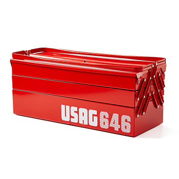 USAG metalna kutija za alat, duga, petodelna 646/5LV U06460301-1