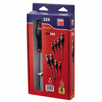 USAG set odvijača ravni i krstasti Phillips 8/1 324SH8 U03240250-1