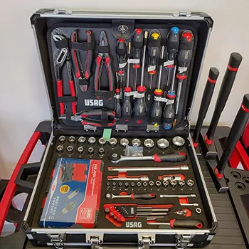 USAG kofer sa asortimanom alata za održavanje 181 kom 002 JMA U00020011-8 USAG kofer sa asortimanom alata za održavanje 181 kom 002 JMA U00020011-8