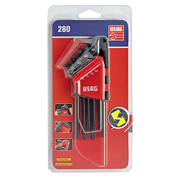 USAG set dugih TORX® ključeva sa okruglom glavom 8/1 280 LTSTX/S8 U02800078 USAG set dugih TORX® ključeva sa okruglom glavom 8/1 280 LTSTX/S8 U02800078