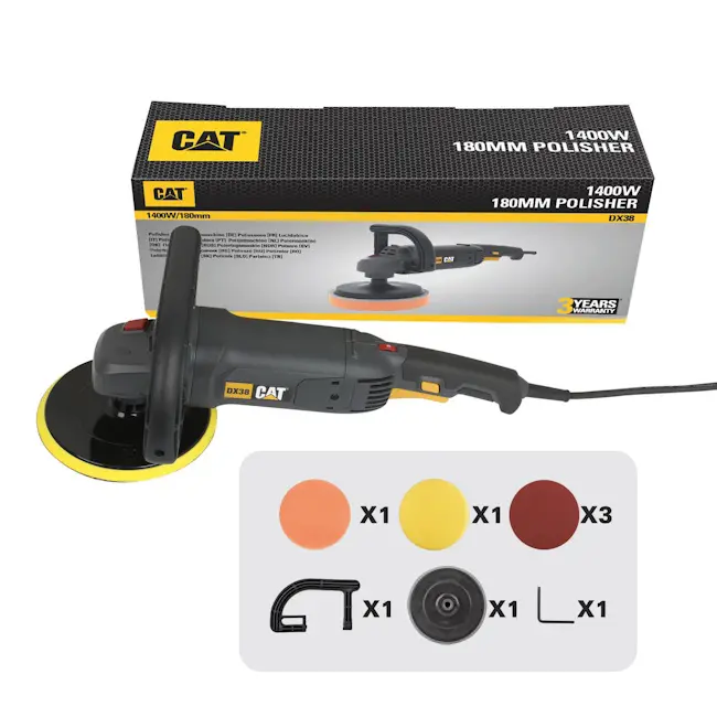 CAT polirka 180mm 1450W DX38