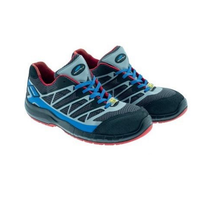Aboutblu zaštitne cipele plitke Estoril Low S1P sivo plave AB5034901LA