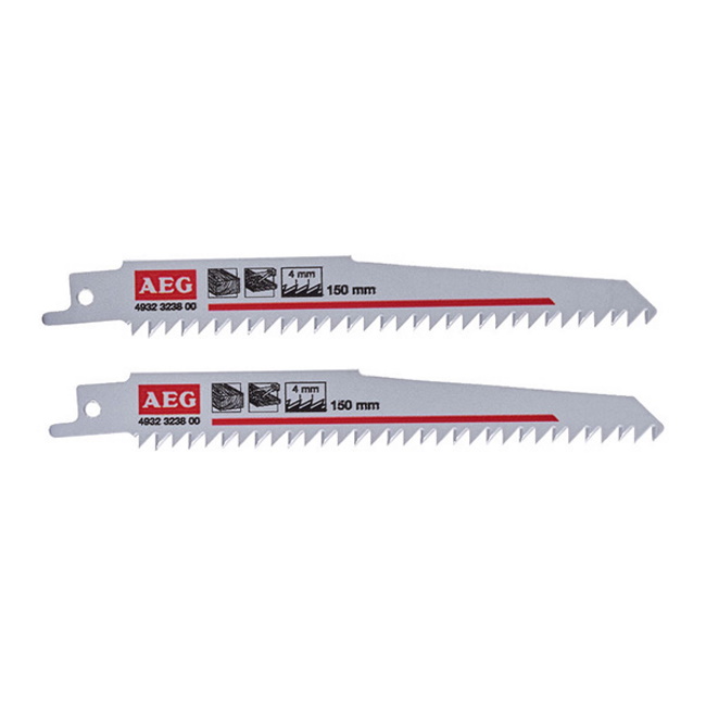 Aeg list za sabljastu testeru 150 x 4 mm 2/1 set Aeg list za sabljastu testeru 150 x 4 mm 2/1 set
