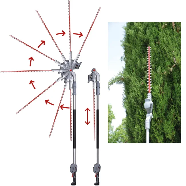 Arvipo trimer za živu ogradu TT37 + 2 baterije 5AH + punjač Arvipo trimer za živu ogradu TT37 + 2 baterije 5AH + punjač