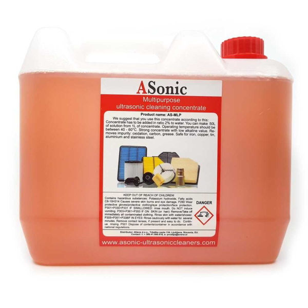 Asonic ultrazvučni koncentrat za čišćenje 25l AS-MLP-25 Asonic ultrazvučni koncentrat za čišćenje 25l AS-MLP-25