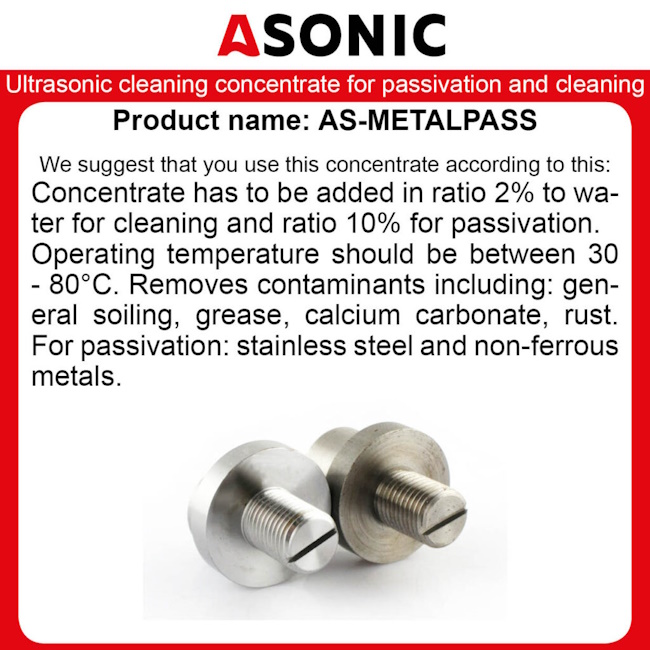 Asonic koncentrat za čišćenje 25l AS-METALPASS-25 Asonic koncentrat za čišćenje 25l AS-METALPASS-25