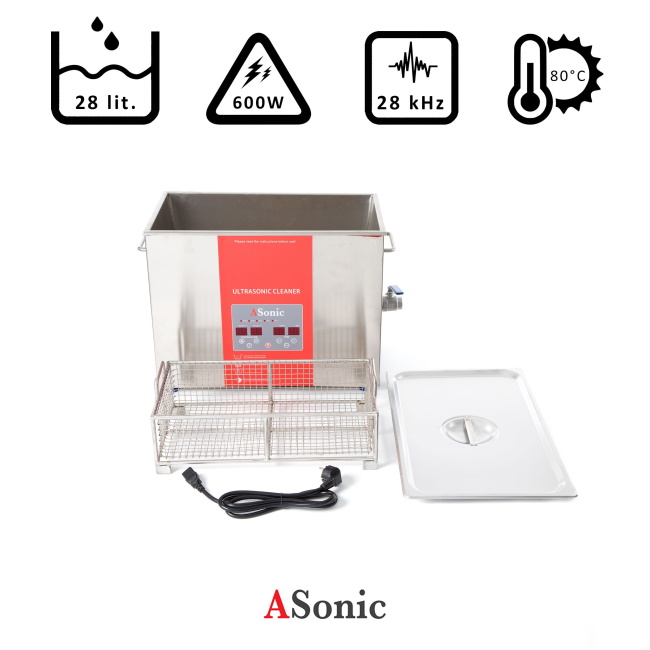 Asonic ultrazvučna kada Pro 300 SUS316L – 28kHz Asonic ultrazvučna kada Pro 300 SUS316L – 28kHz