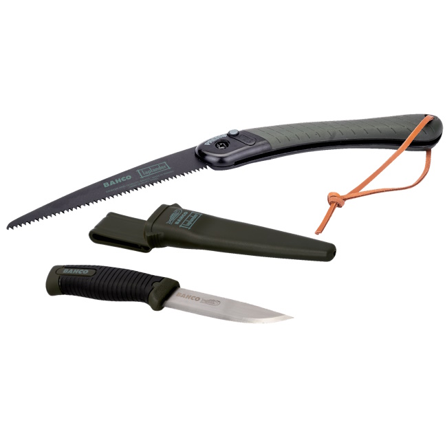 Bahco testera za orezivanje i nož kamperski set 2/1 LAP-KNIFE
