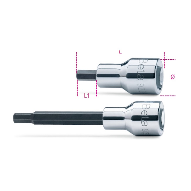 Beta ključ nasadni inbus dugi 10mm 920PE 10L Beta ključ nasadni inbus dugi 10mm 920PE 10L