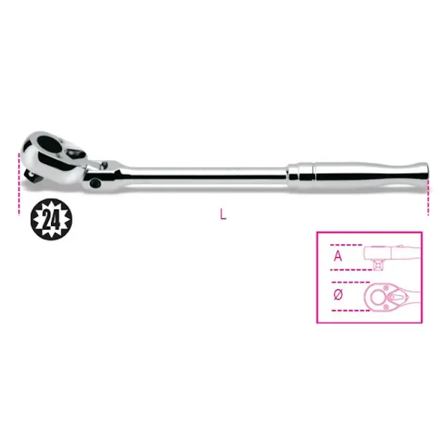 Beta zglobna ručica 1/2” 330mm 920M/56