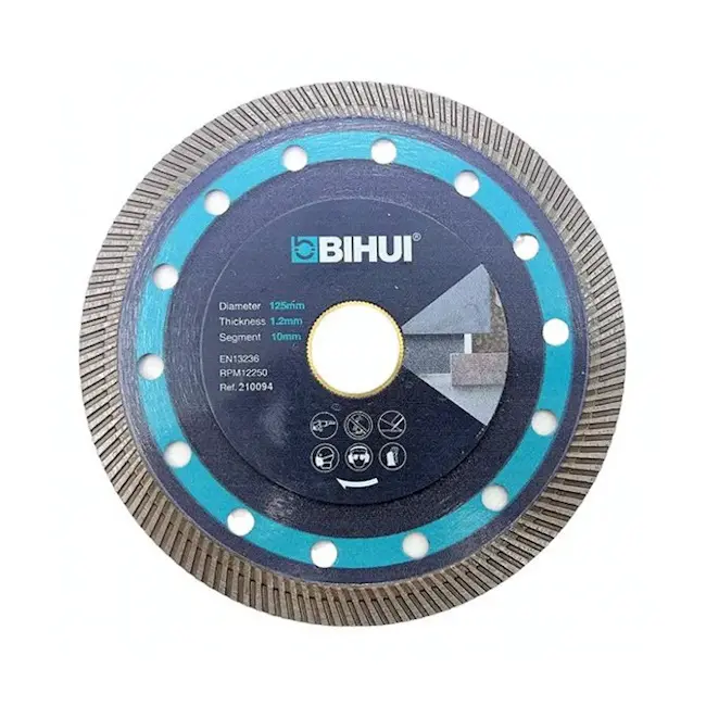 Bihui dijamantska rezna ploča 125mm sa ojačanim jezgrom DCBN5