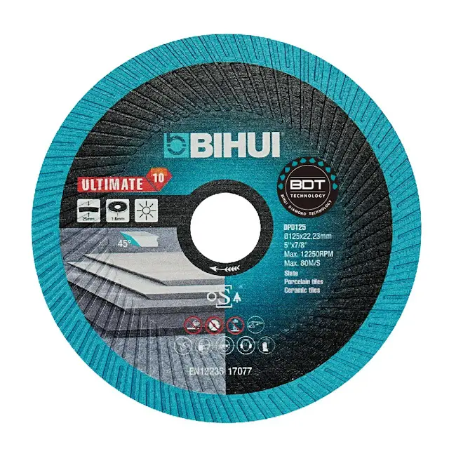 Bihui dijamantska rezna ploča 125mm DPD125
