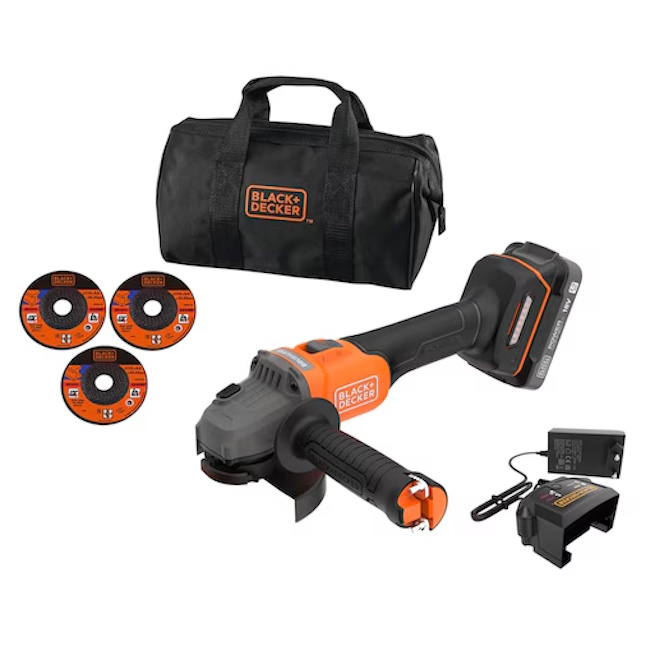 Black&Decker aku brusilica 18V BCG6L8D1S Black&Decker aku brusilica 18V BCG6L8D1S