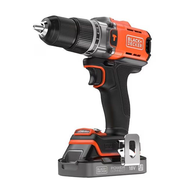 Black&Decker akumulatorska udarna bušilica 18V BCD383D1XC-QW