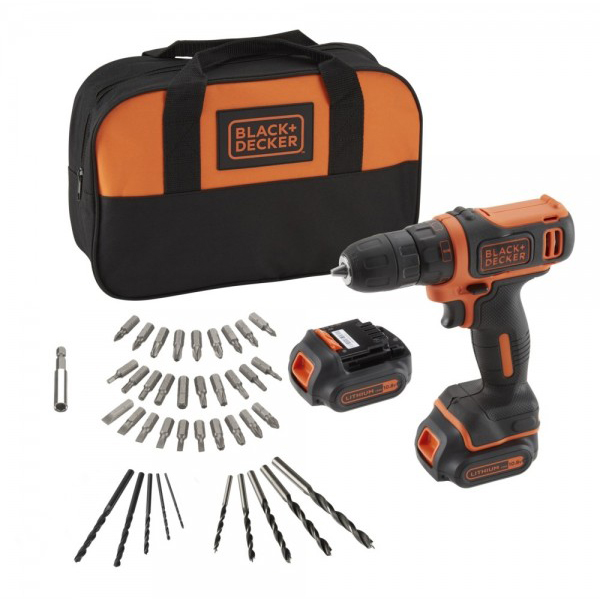 Black&Decker akumulatorska bušilica odvijač 10.8V BDCDD121BSA Black&Decker akumulatorska bušilica odvijač 10.8V BDCDD121BSA