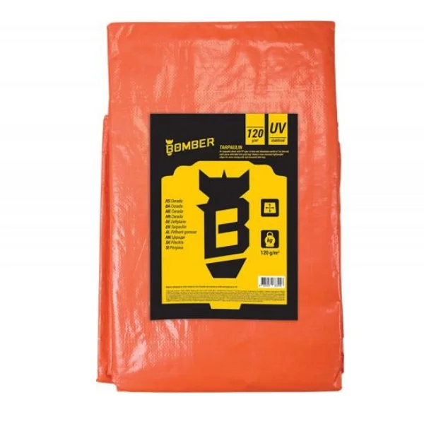 Bomber cerada zaštitna narandžasta 120 gr UV 4 x 6 m Bomber cerada zaštitna narandžasta 120 gr UV 4 x 6 m