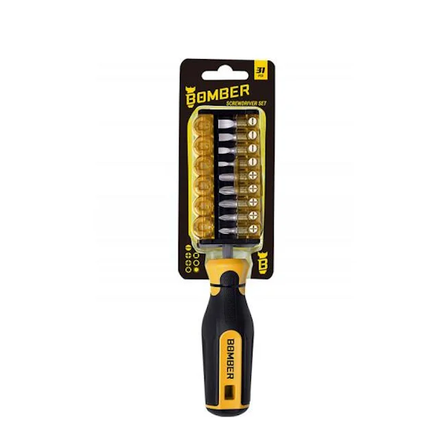 Bomber set odvijača sa nastavcima 31 komad 72335 Bomber set odvijača sa nastavcima 31 komad 72335