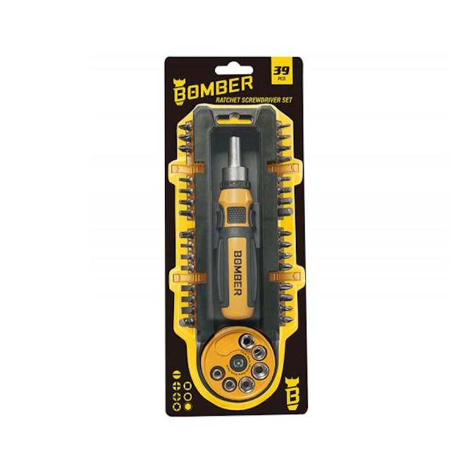 Bomber set odvijača sa nastavcima 39 komada 72336 Bomber set odvijača sa nastavcima 39 komada 72336