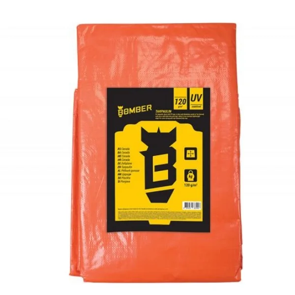 Bomber cerada zaštitna narandžasta 120 gr UV 4 x 5 m Bomber cerada zaštitna narandžasta 120 gr UV 4 x 5 m