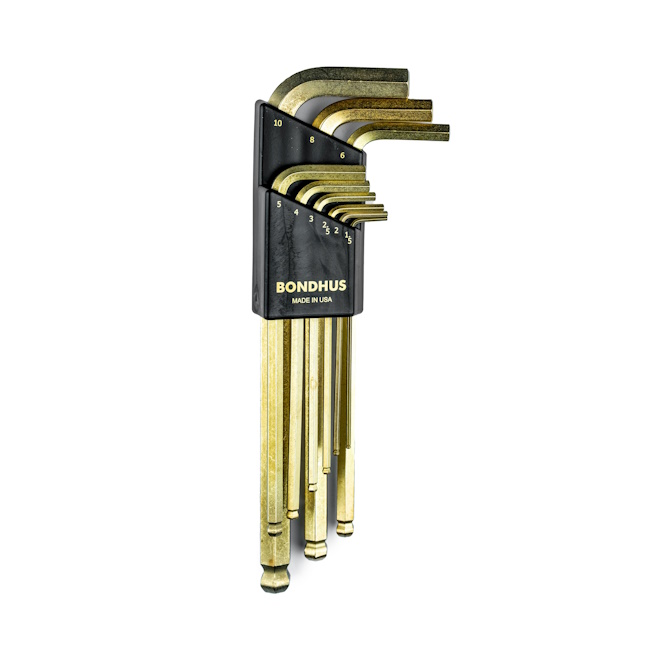 Bondhus set dugih imbus ključeva GoldGuard HEX 1.5-10.0 9/1 38099 Bondhus set dugih imbus ključeva GoldGuard HEX 1.5-10.0 9/1 38099