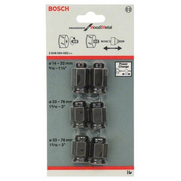 Bosch 6-delni set prelaznih adaptera 2608584682