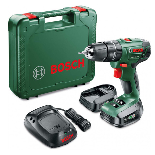 Bosch аkumulatorska dvobrzinska vibraciona bušilica-odvrtač PSB 1440 LI-2 06039A3221