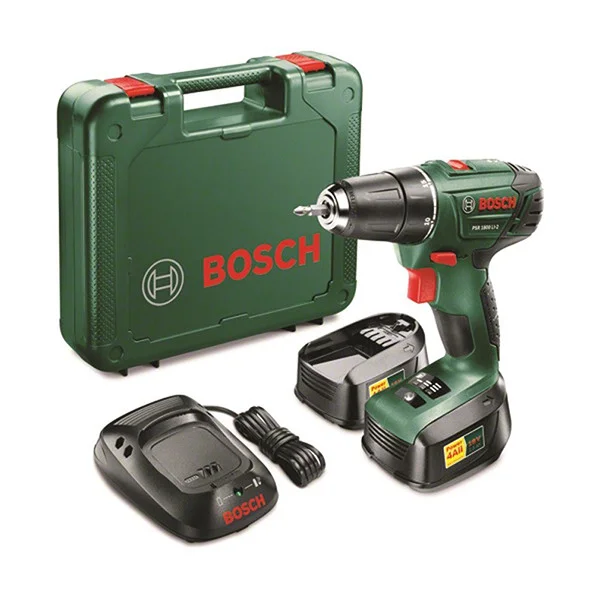 Bosch akumulatorska dvobrzinska bušilica-odvrtač litijum-jonska PSR 18 LI-2 060397330H Bosch akumulatorska dvobrzinska bušilica-odvrtač litijum-jonska PSR 18 LI-2 060397330H