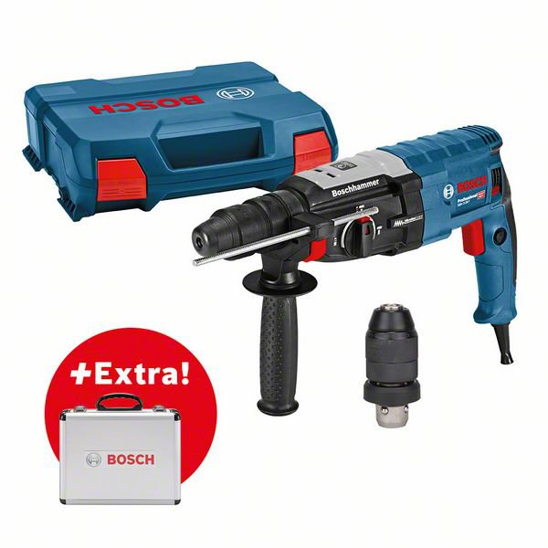 Bosch elektro pneumatski čekić za bušenje sa SDS plus prihvatom GBH 2-28 DFR Professional + POKLON Bosch 11-delni SDS plus set pribora u koferu 0615990L2U