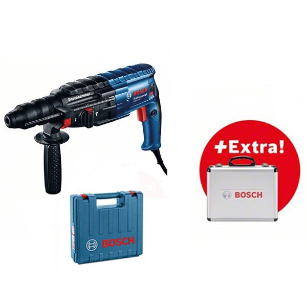 Bosch elektro pneumatski čekić za bušenje sa SDS plus prihvatom GBH 240 F Professional + POKLON Bosch 11-delni SDS plus set pribora u koferu 0615990L2S