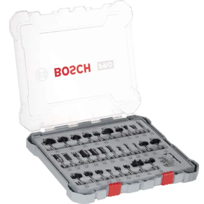 Bosch komplet raznih glodala 8mm 30/1 2607017475