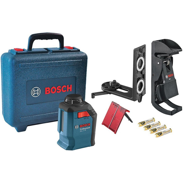 Bosch samonivelišući linijski laser 360° u koferu GLL 2-20 0601063J00 Bosch samonivelišući linijski laser 360° u koferu GLL 2-20 0601063J00
