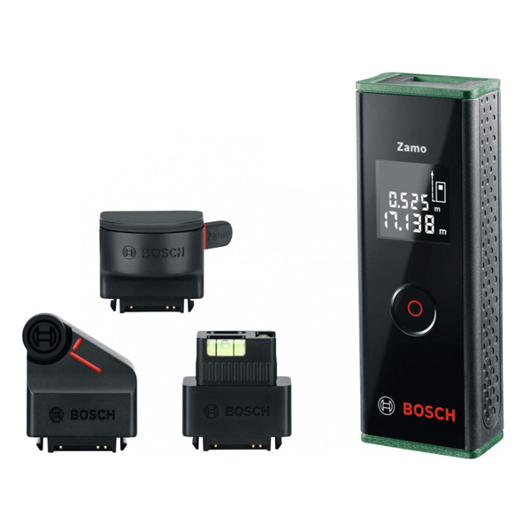 Bosch Zamo III set laserski daljinomer sa 2 adaptera 0603672701 Bosch Zamo III set laserski daljinomer sa 2 adaptera 0603672701