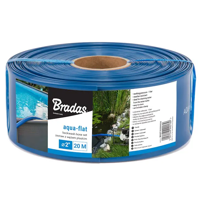 Bradas crevo AQUA FLAT 2″ 10m 3739