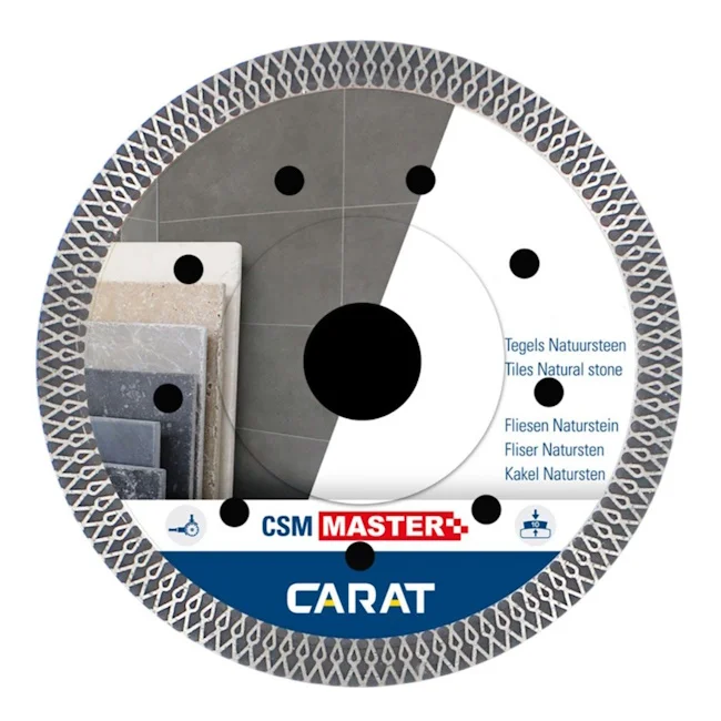 Carat dijamantska rezna ploča za pločice/prirodni kamen Master Ø115x22.23mm hCSMM115300 Carat dijamantska rezna ploča za pločice/prirodni kamen Master Ø115x22.23mm hCSMM115300