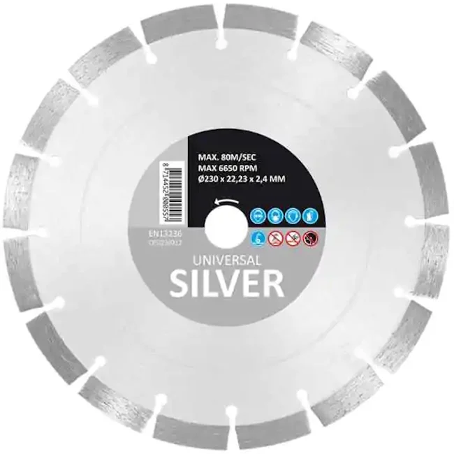 Carat dijamantska rezna ploča Universal Silver Starter Ø115x22.23mm hCESI115310