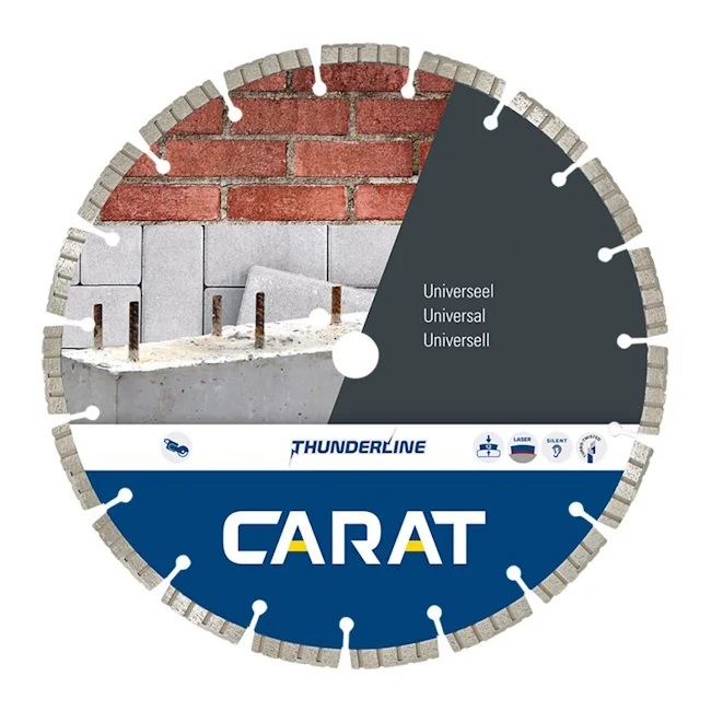 Carat dijamantska rezna ploča Universal Thunderline Premium Ø150x22.23mm hCEB15090TT