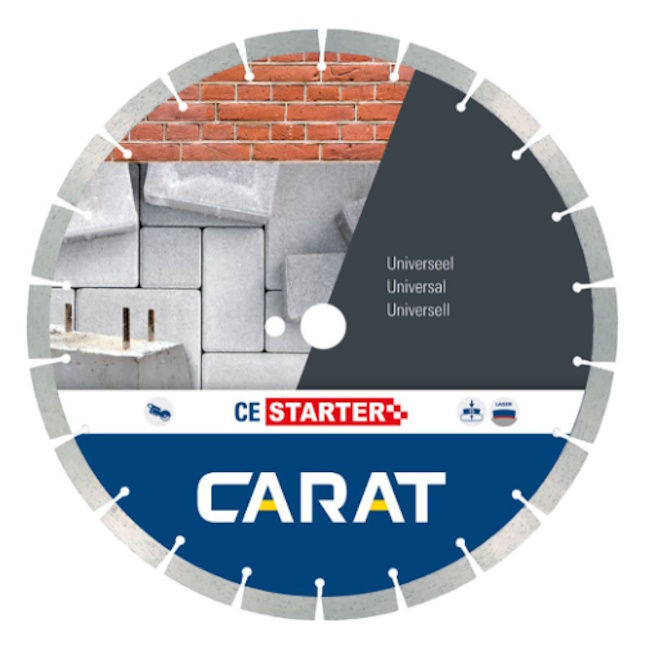 Carat dijamantska rezna ploča univerzalna CE STARTER Ø300x25.4mm hCES3004000