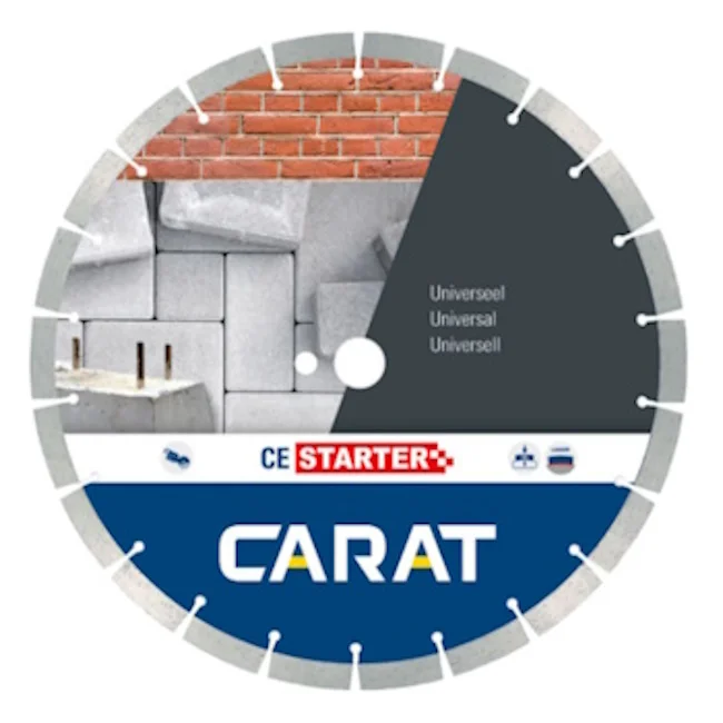 Carat dijamantska rezna ploča univerzalna CE STARTER Ø400x25.4mm hCES4004000 Carat dijamantska rezna ploča univerzalna CE STARTER Ø400x25.4mm hCES4004000