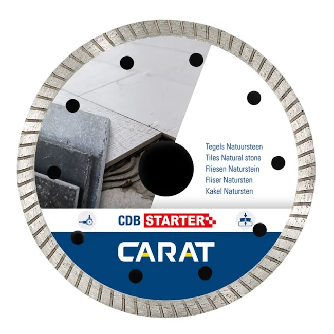Carat dijamantska rezna ploča za pločice/prirodni kamen Starter Ø125x22.23mm hCDBS125300