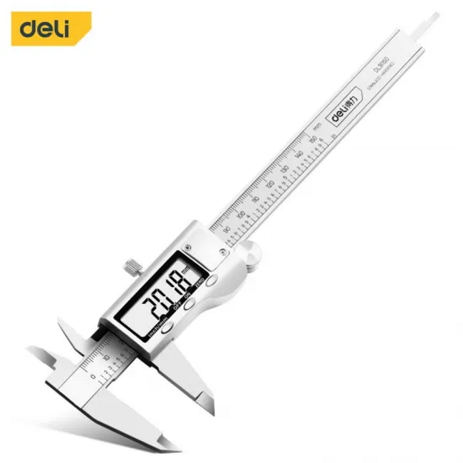 Deli pomično kljunasto merilo šubler inox 0-150mm EDL91150 Deli pomično kljunasto merilo šubler inox 0-150mm EDL91150